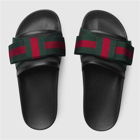 gucci flats with bow|Gucci bow tie slides.